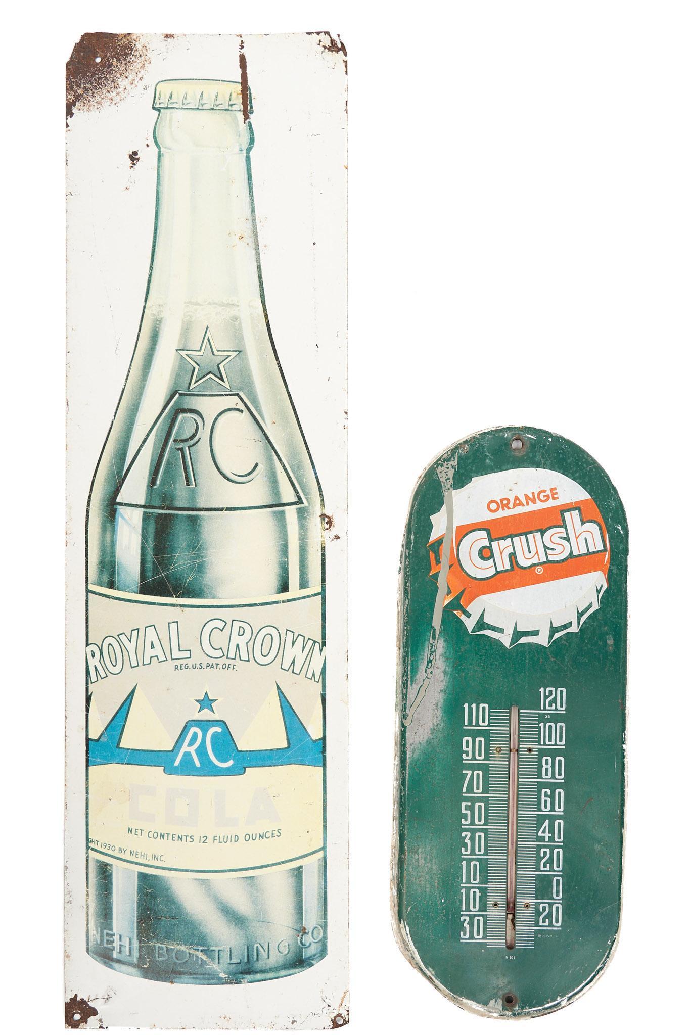 Pair of (2) Vintage Soda Signs (1 of 4)