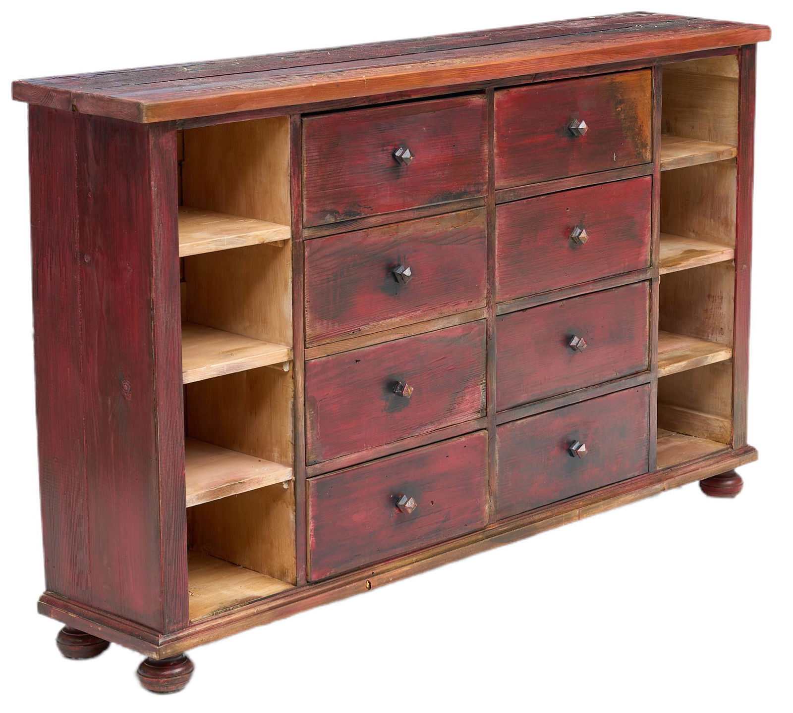 Rustic General Store Shop Cabinet (1 of 3)