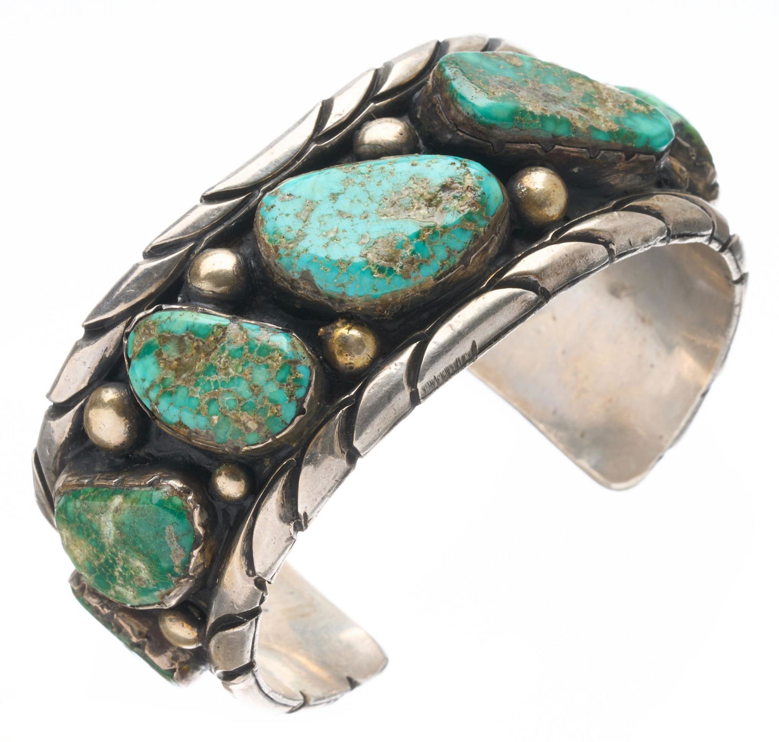 Native American Navajo Turquoise Cuff Bracelet (1 of 3)