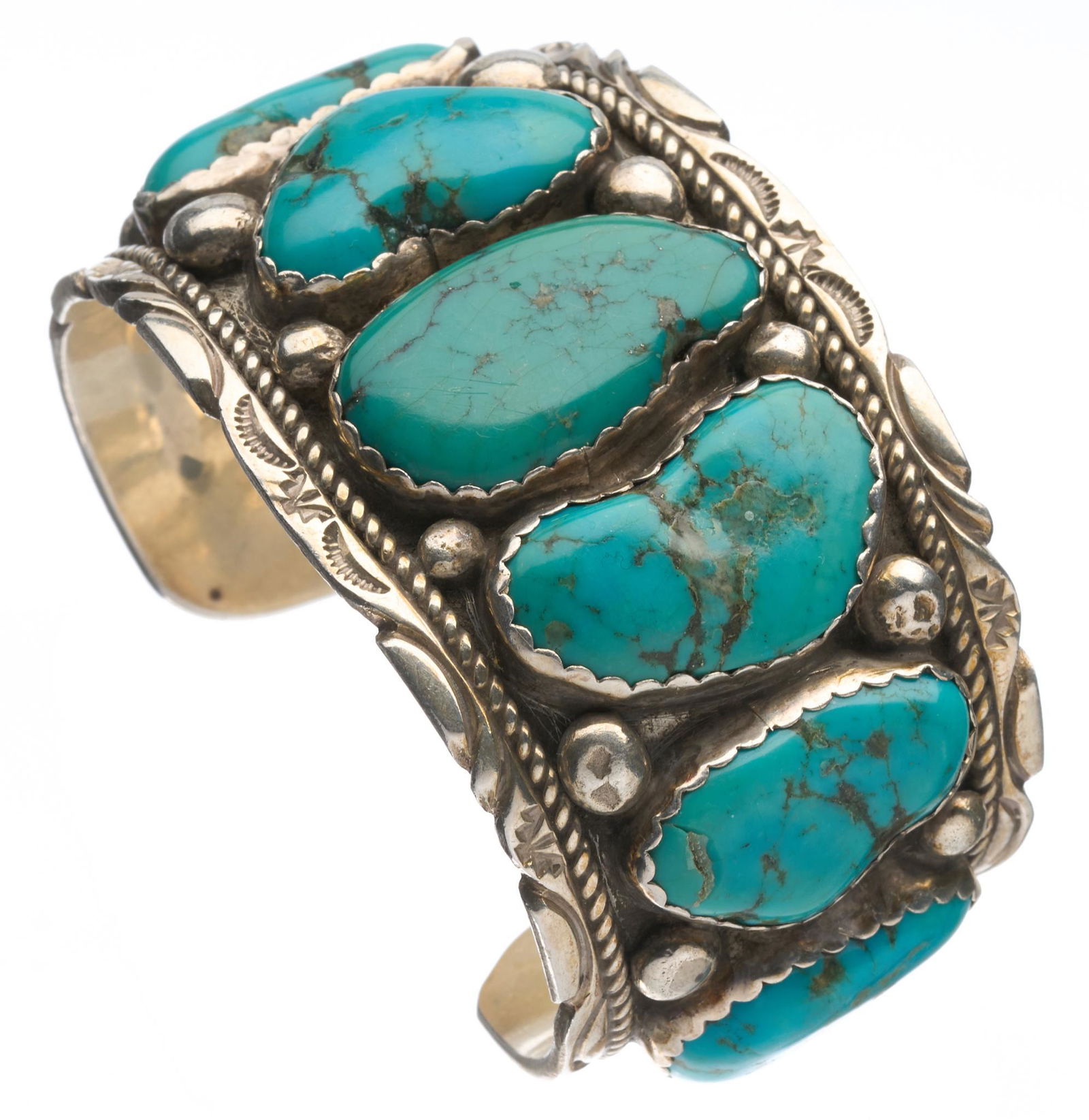Native American Navajo Turquoise Cuff Bracelet (1 of 3)