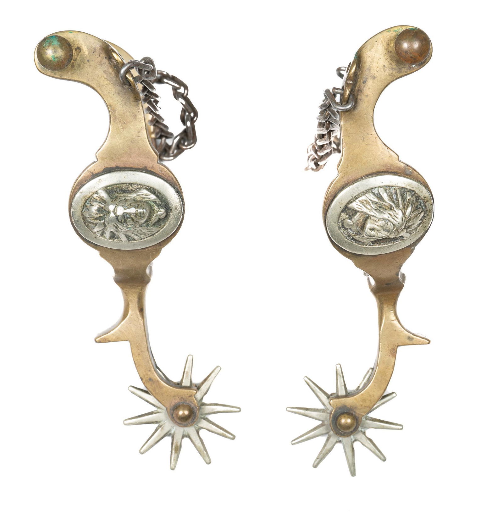 August Buermann Indian Head Spurs, 1914 (1 of 7)