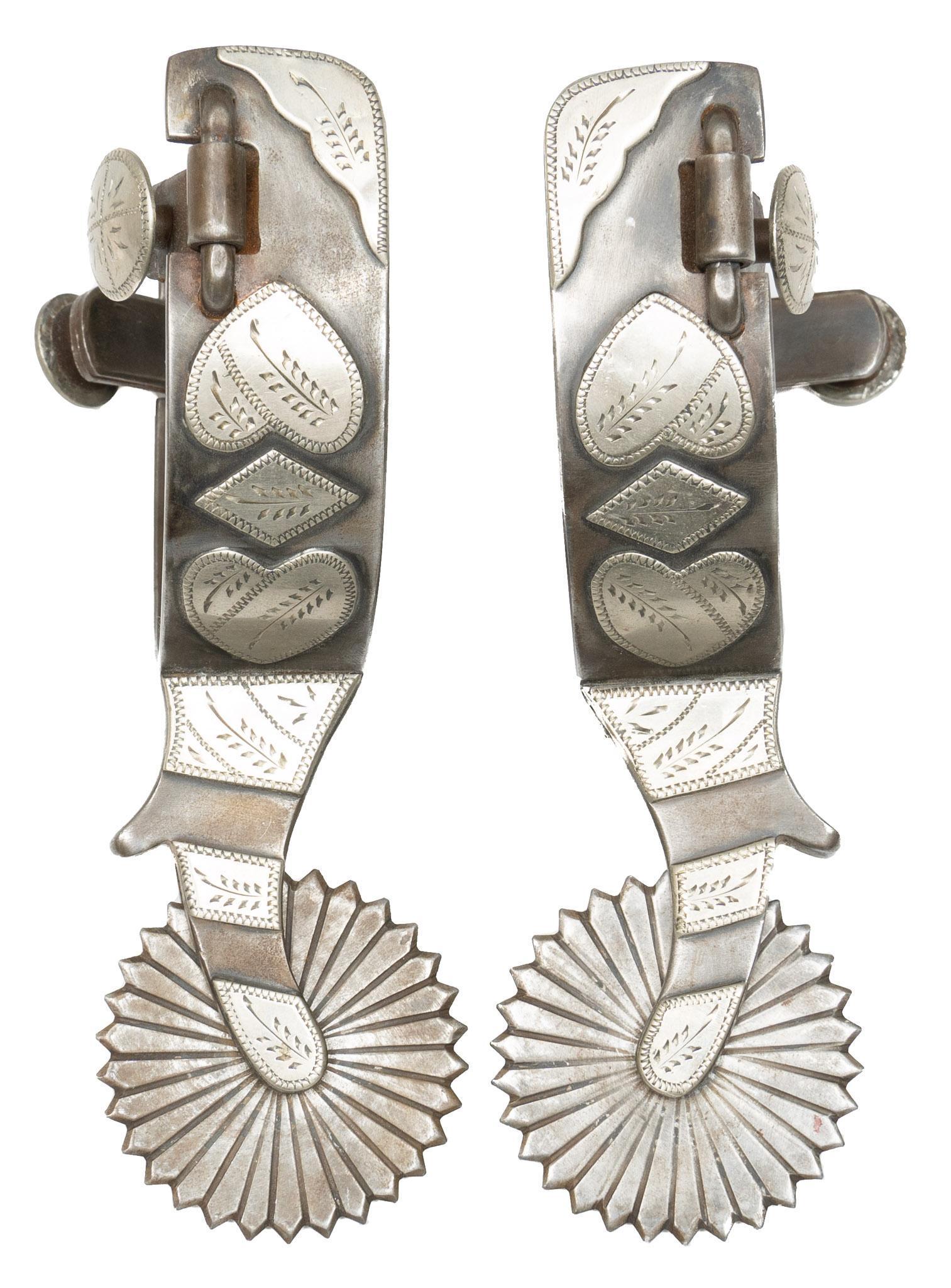 Alward Marked Spurs, Attrib. to 6666 Ranch (1 of 7)