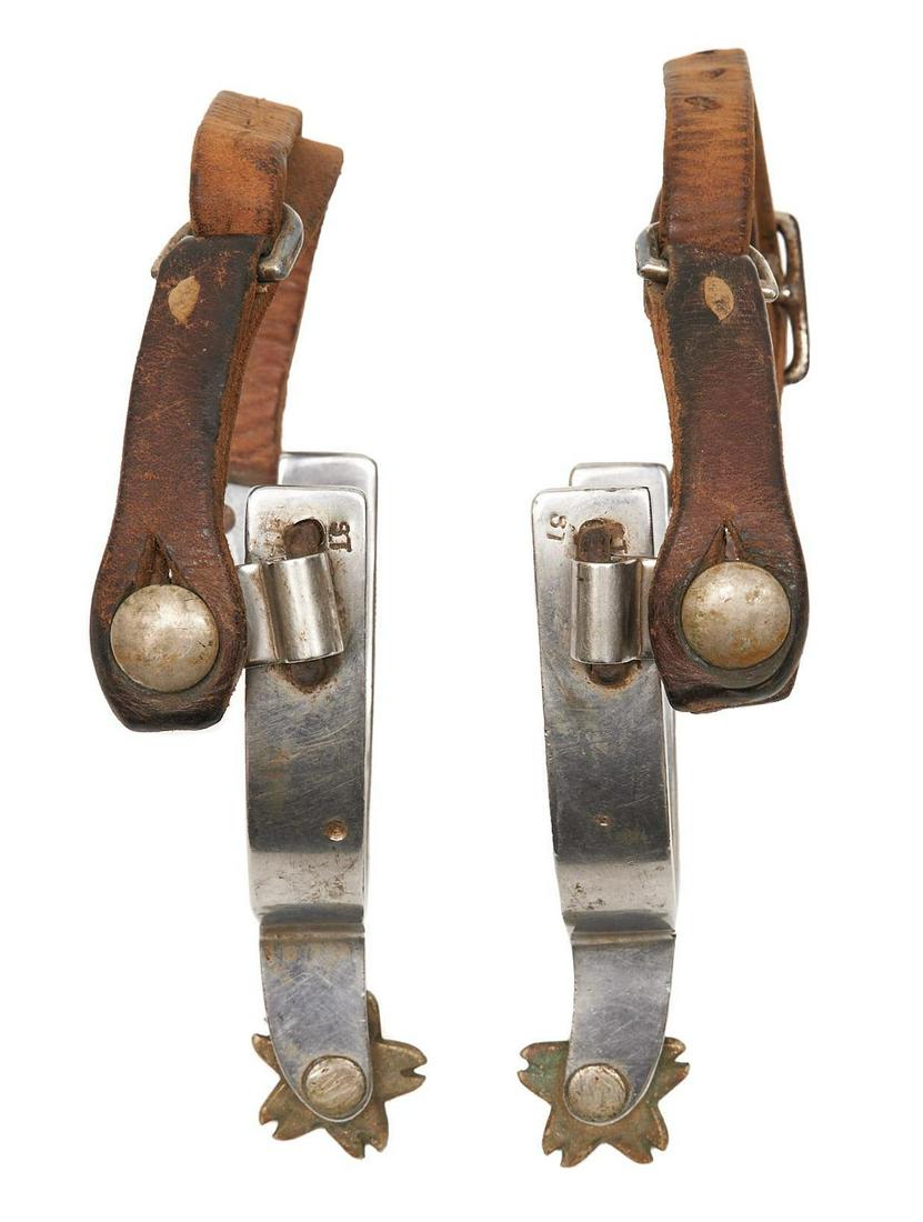 Crockett Paddy Ryan Spurs with Texas Star Rowels: Crockett Paddy Ryan spurs with Texas star rowels Provenance: An Alamo Heights, Texas collection We happily provide seamless shipping services on everything we sell. Please email us at shipping@vogtauc