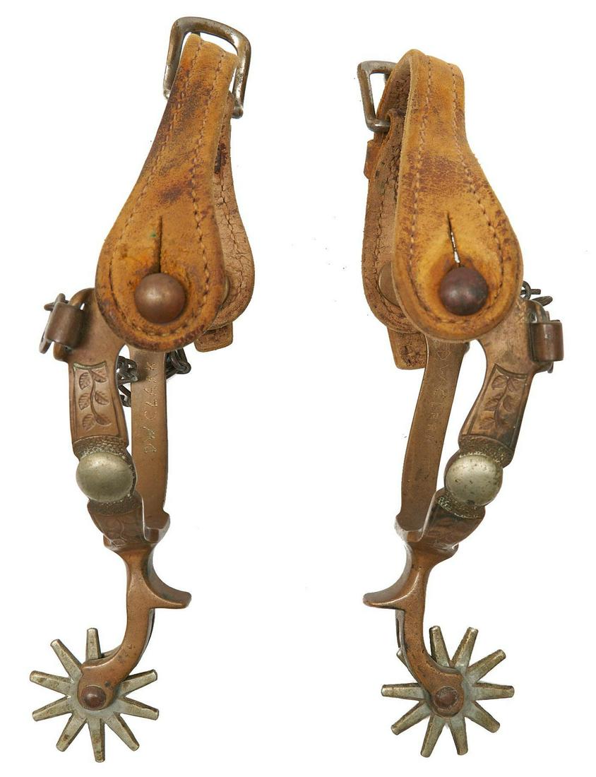 Anchor Marked Hercules Bronze Spot Spurs (1 of 8)