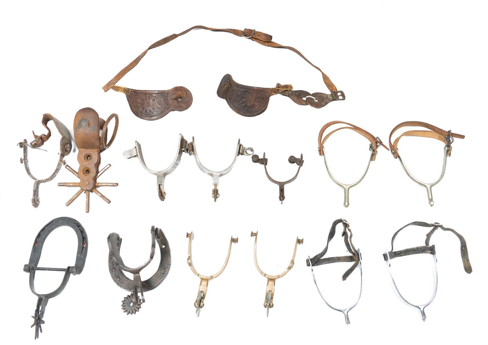 Collection of (14) Misc. Cowboy Spurs (1 of 8)