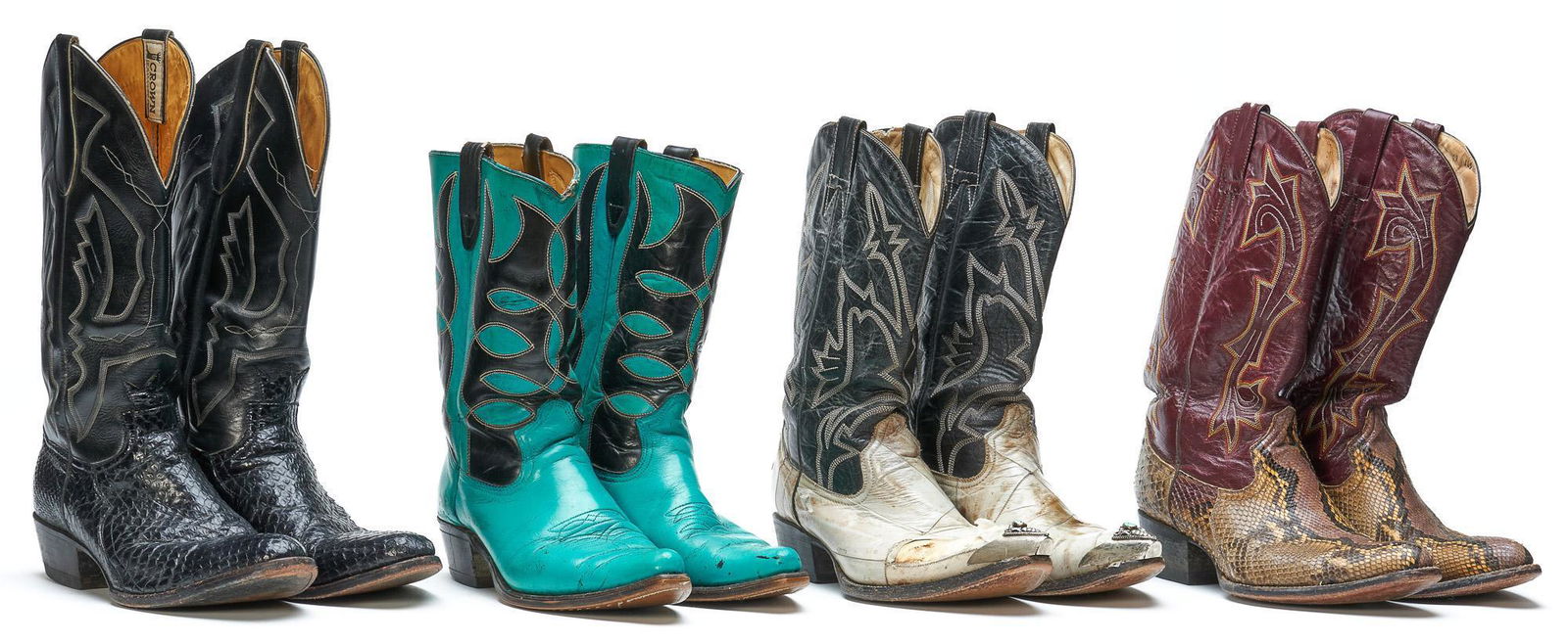 Collection of (4) Pairs of Cowboy Boots (1 of 20)