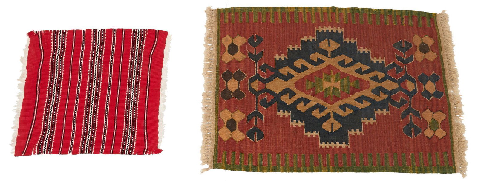 Pair of Mexican Hand Woven Textiles (1 of 8)