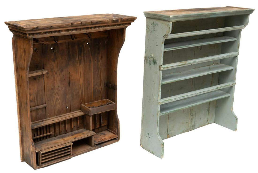 Pair of Rustic Wall Shelves (1 of 7)