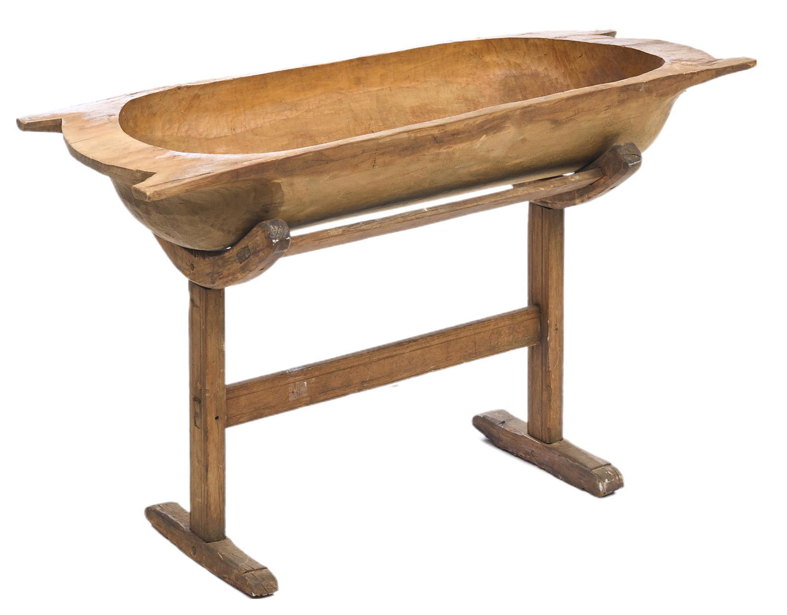 Rustic Wooden Dough Trough on Stand (1 of 3)