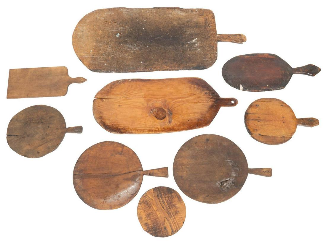 Collection of (9) Rustic Bread Boards (1 of 8)