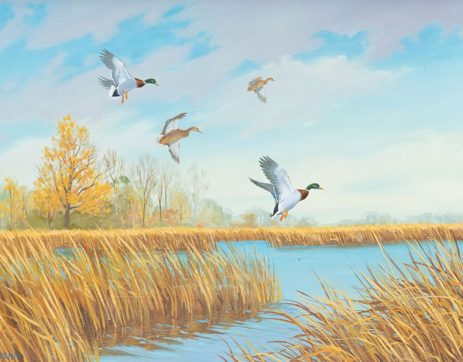 Jim Eppler (b. 1950, TX), Waterfowl (1 of 5)
