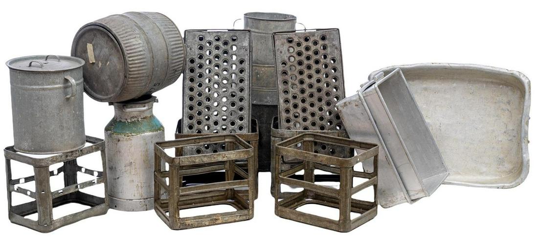 Collection of Farmhouse Galvanized Objects (1 of 6)