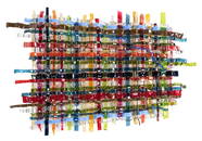 Attrib. to Mark Lewanski, Woven Glass Sculpture