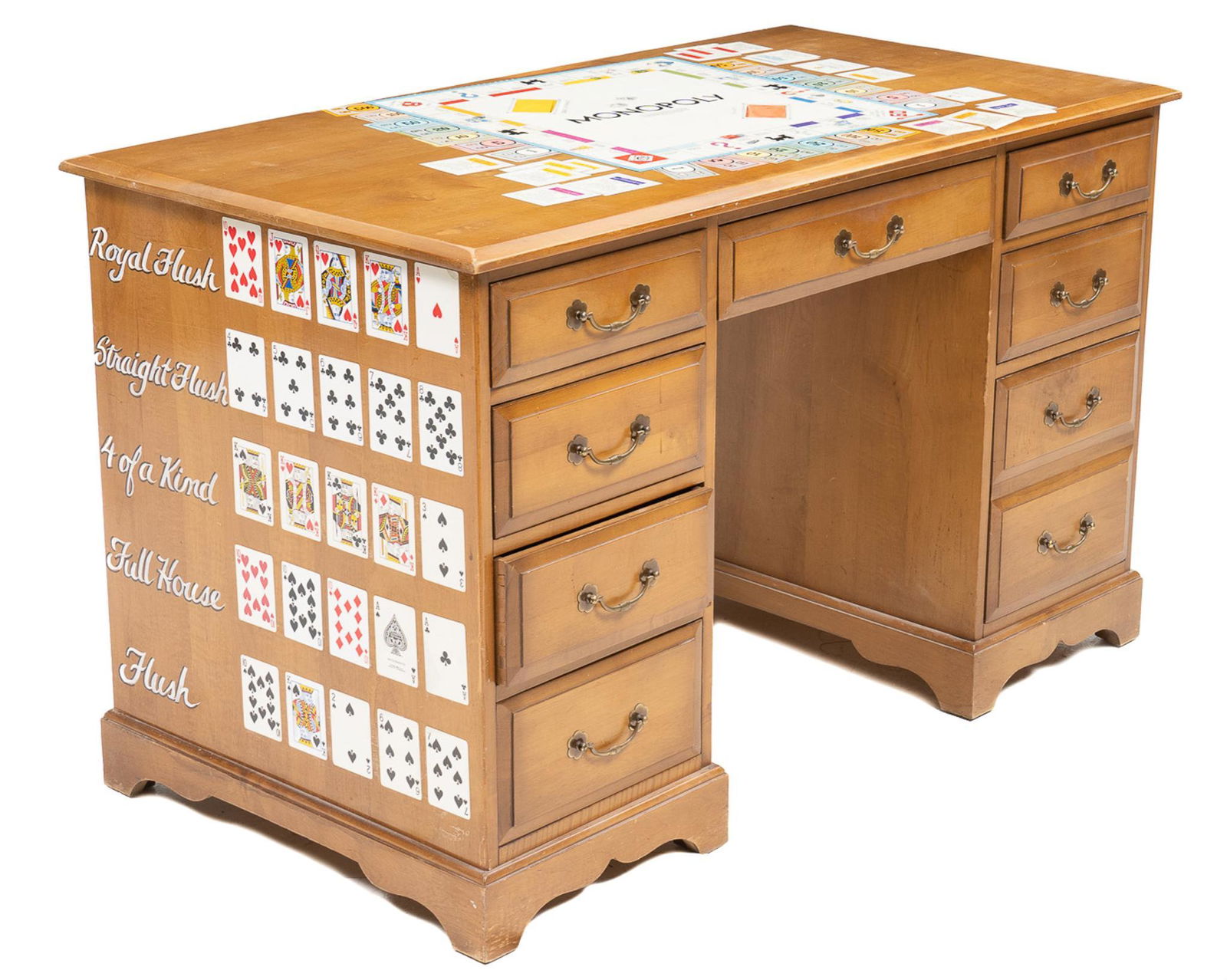 Shawn Bridges (20th C., TX), Interesting Game Desk (1 of 6)