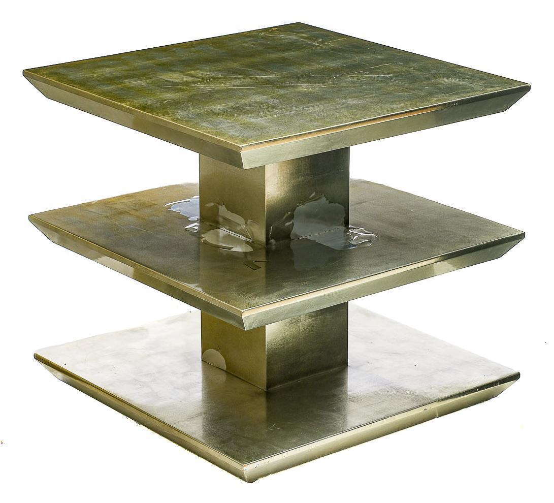 Three-Tiered Italian Art Deco Style Side Table (1 of 4)