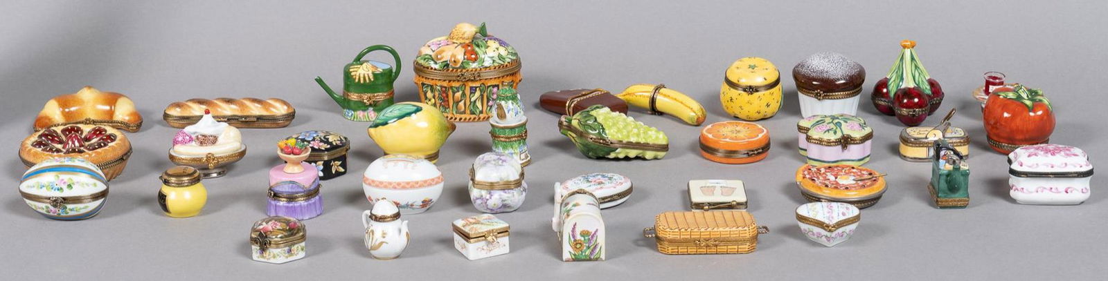 Collection of (35) Limoges Porcelain Trinket Boxes (1 of 16)