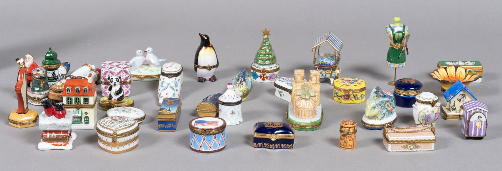 Collection of Limoges Porcelain Trinket Boxes (37) (1 of 13)