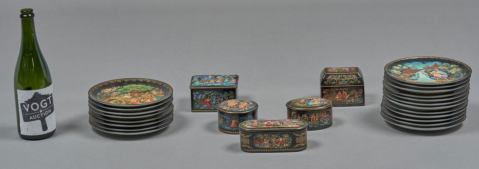 Collection of (26) Russian Lacquerware (1 of 10)