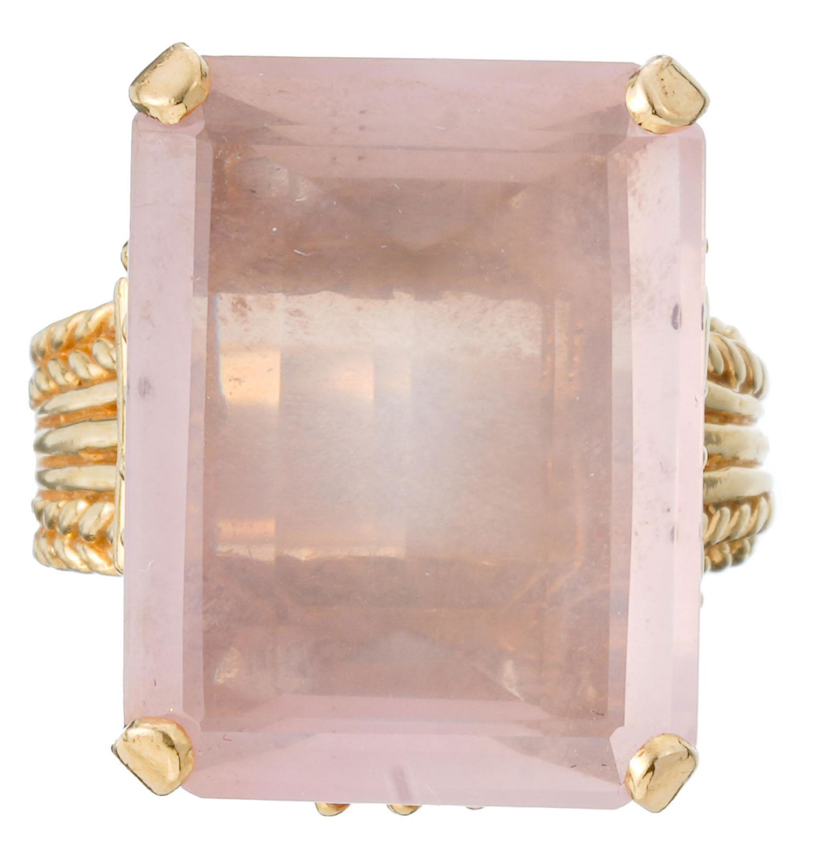Rose Quartz 14k Gold Ring (1 of 2)
