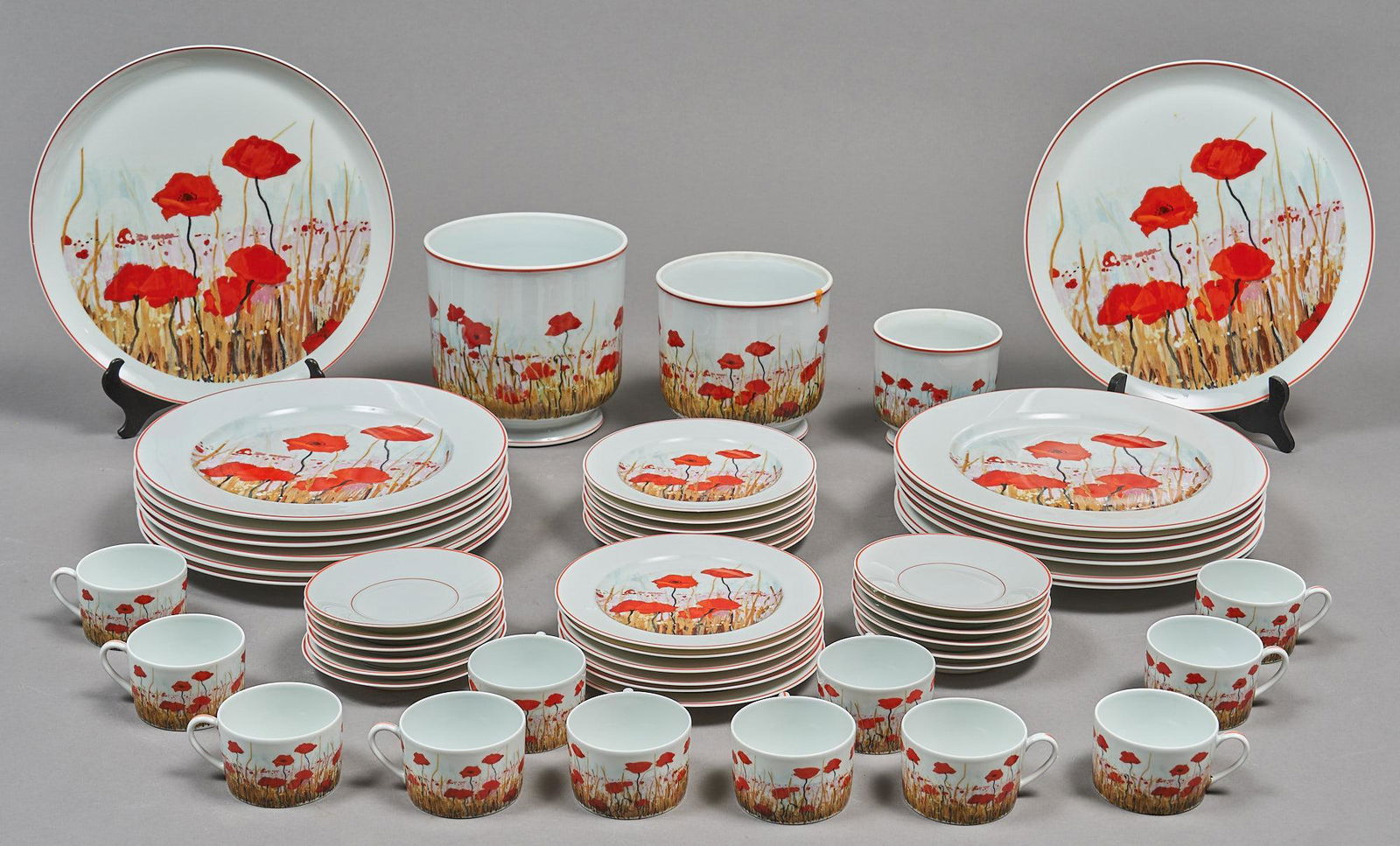 Matching Set of (52) Limoges Porcelain (1 of 8)