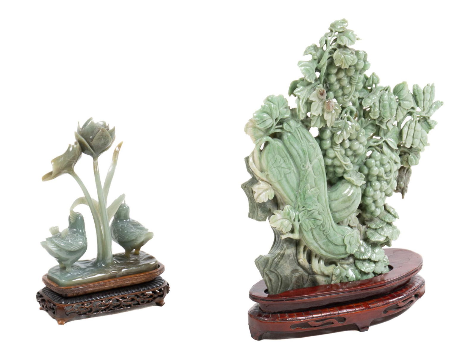 Pair of Jadeite Sculptures (1 of 4)