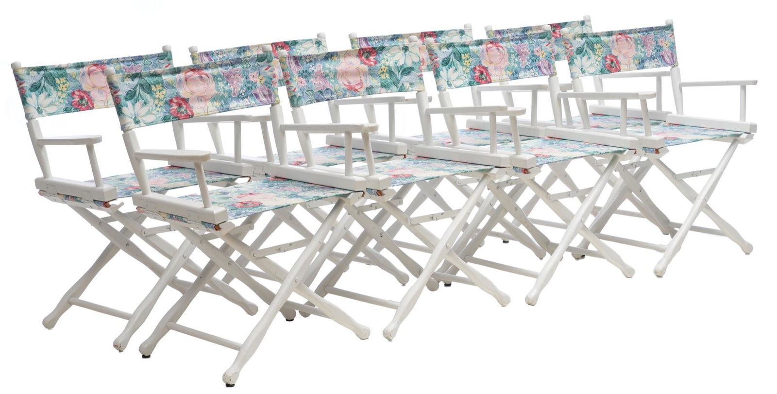 Set of (8) Gold Medal Director's Chairs (1 of 4)