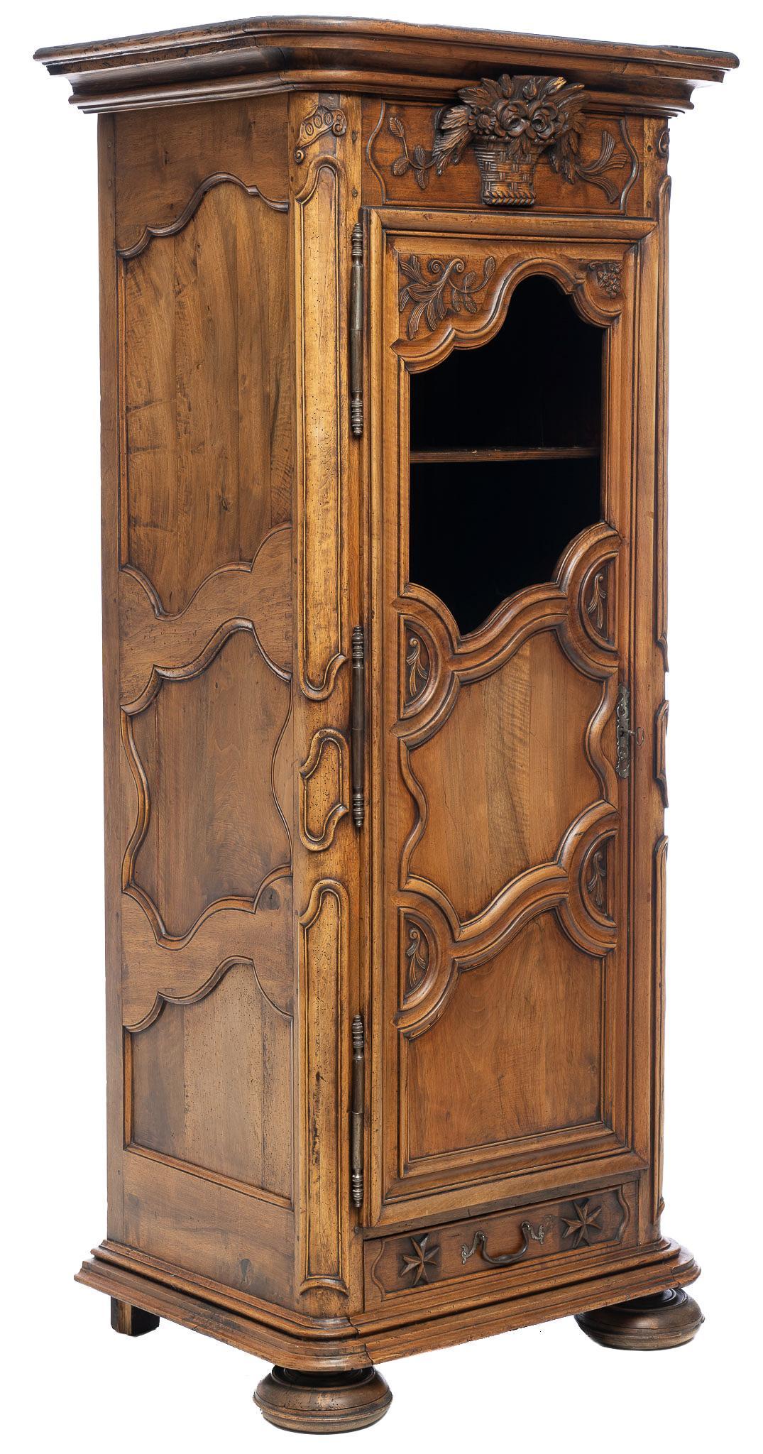 Early 19th C., French Provincial Bonnetiere (1 of 5)