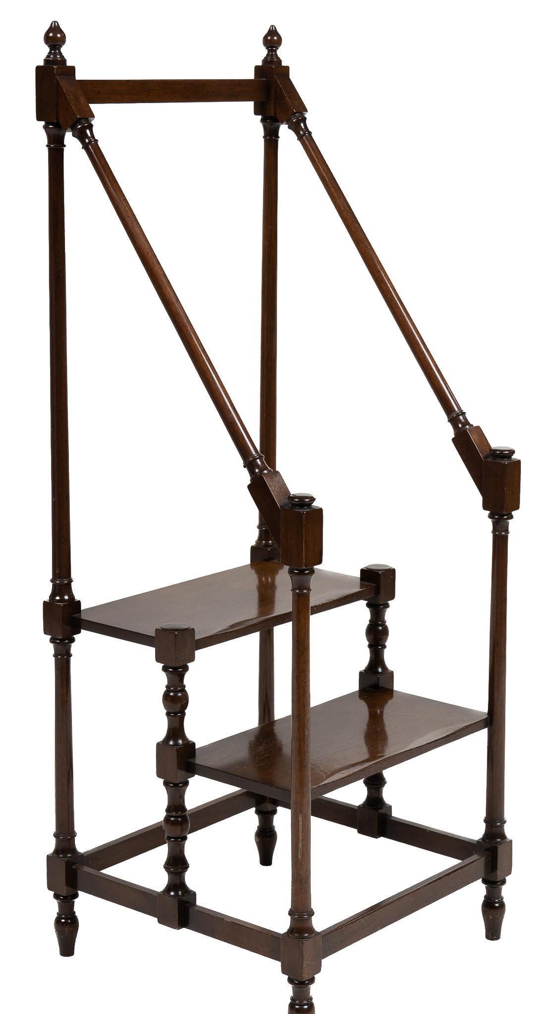 Early English Style Library Steps (1 of 3)