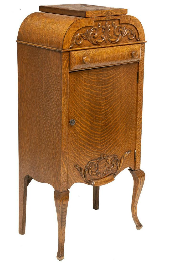 English Art Deco Sheet Music Cabinet (1 of 5)