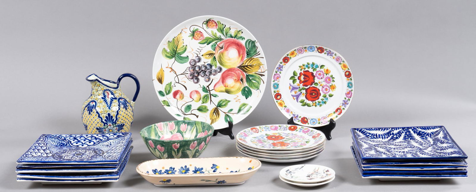 Collection of Vintage Ceramic Plates (1 of 4)