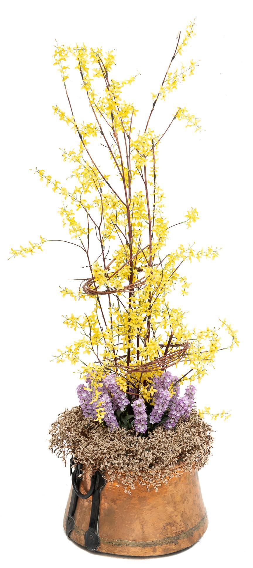 Provincial Faux Floral Arrangement (1 of 3)