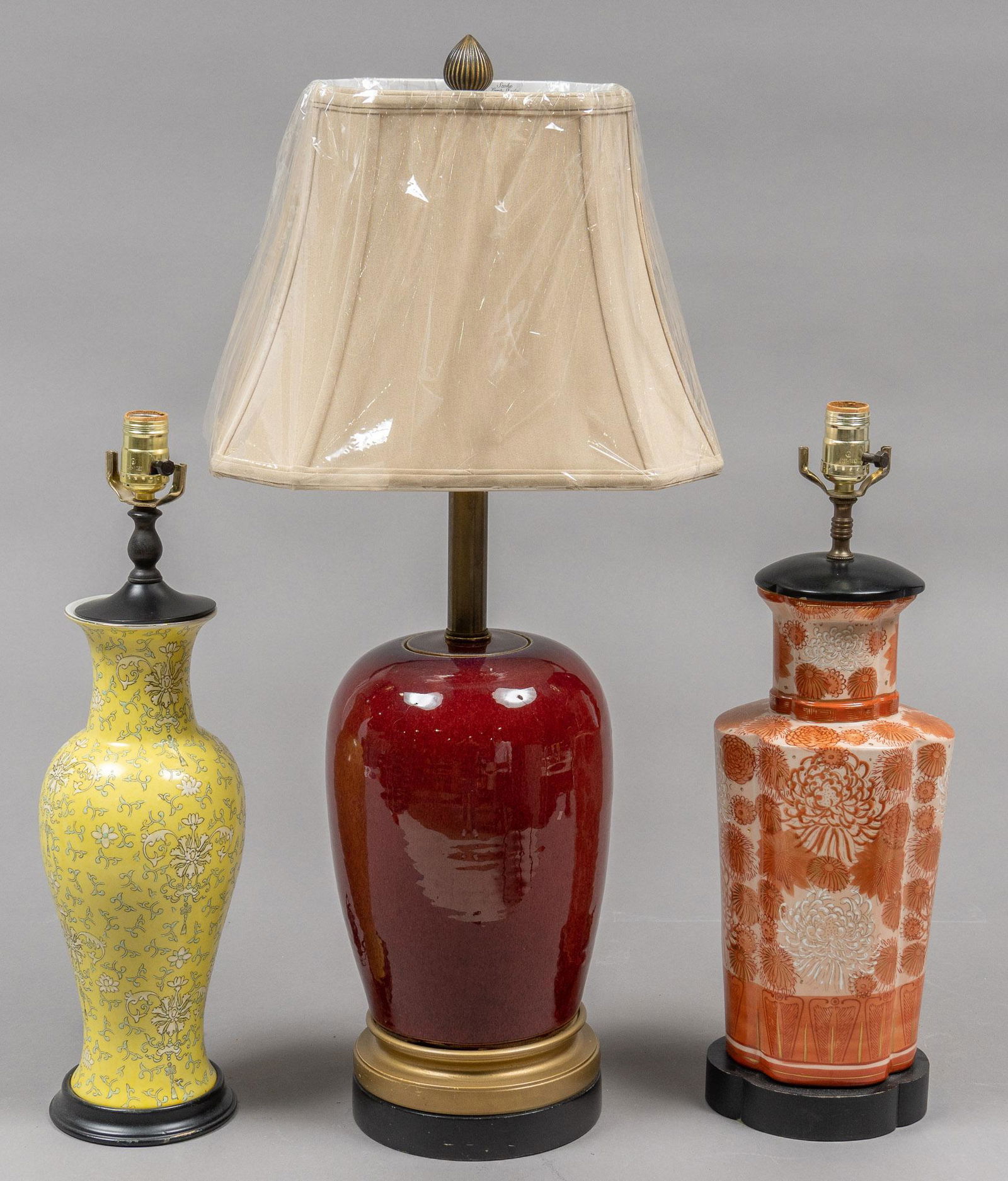 Collection of (3) Ceramic Table Lamps (1 of 19)
