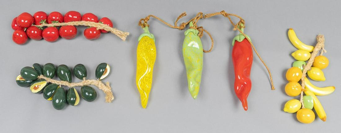 Hanging Ceramic Fruits and Vegetables (1 of 5)