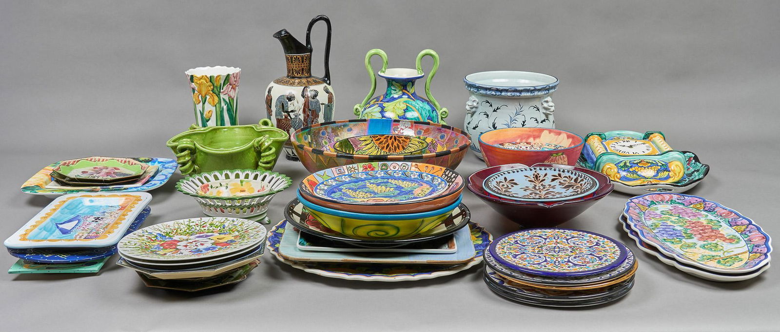 Collection of Colorful Ceramic Dishes (1 of 17)