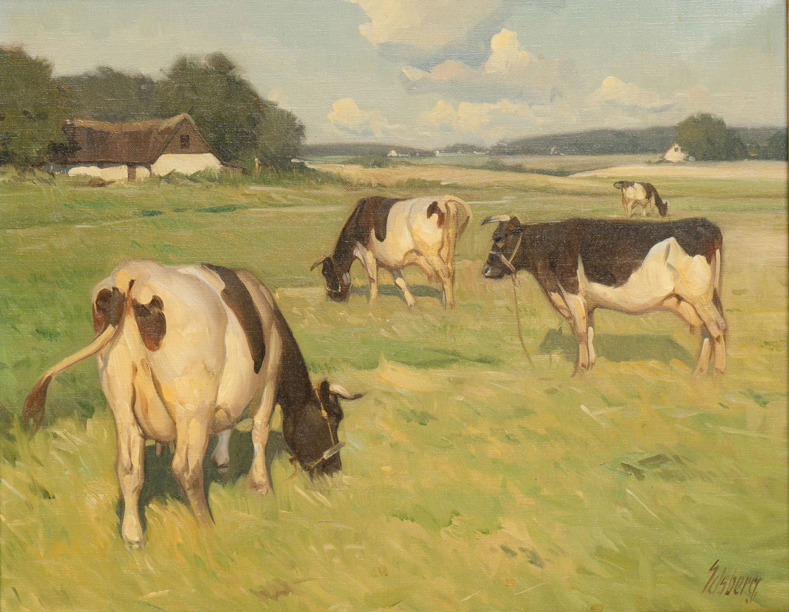 Soren Edsberg Andersen (B. 1945), Cows (1 of 4)