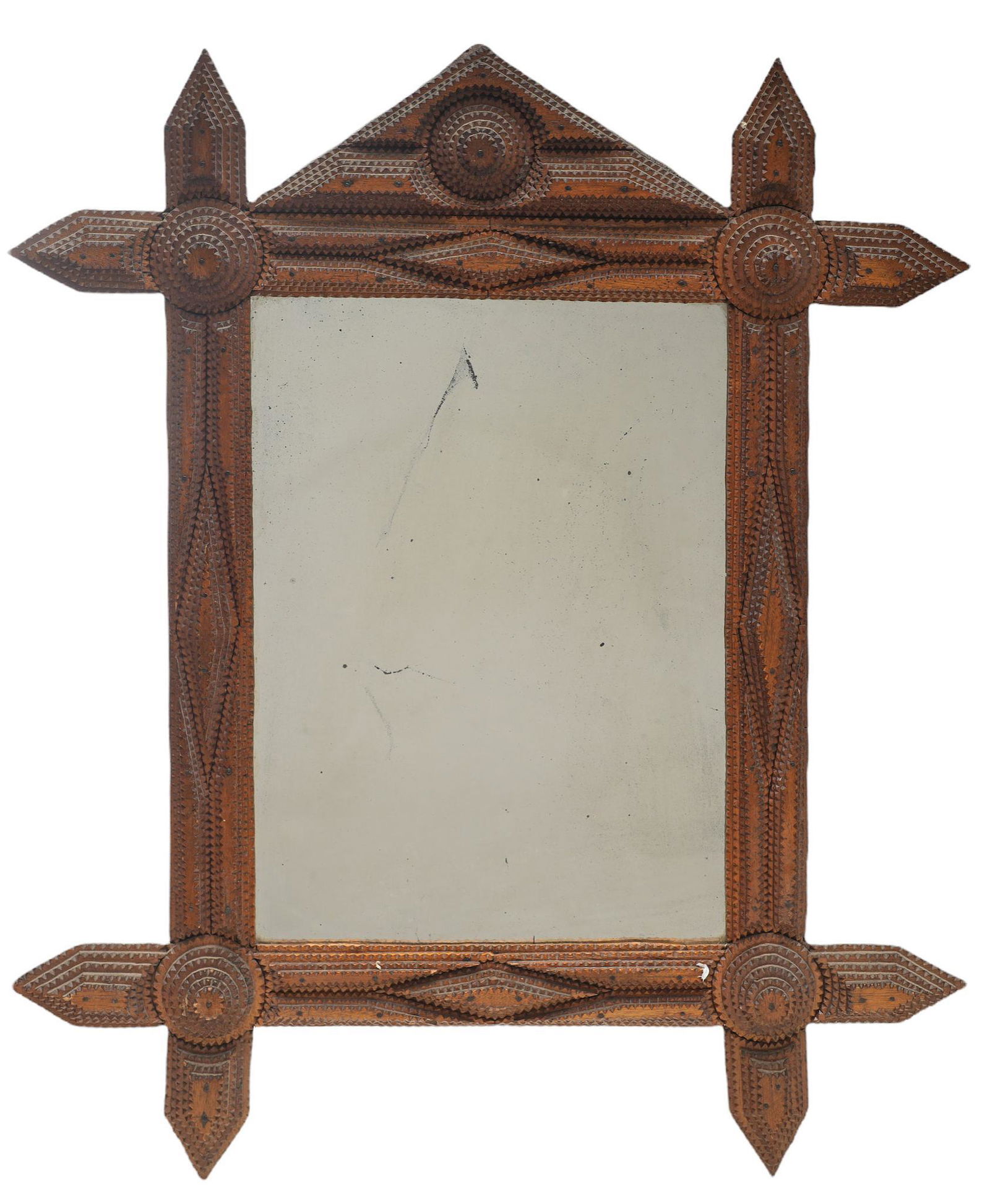 Tramp Art Mirror (1 of 3)