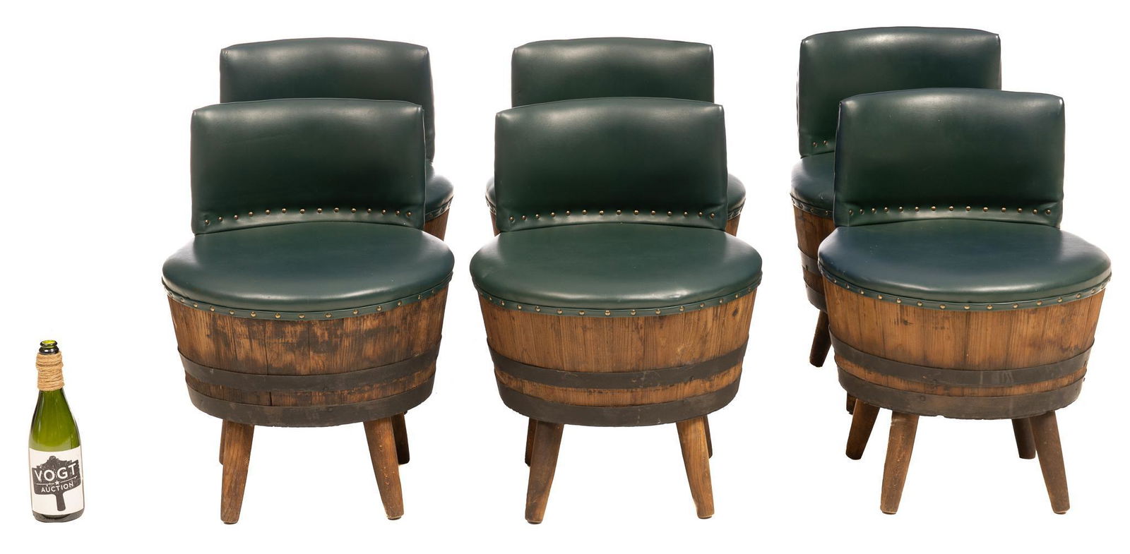 Set of (6) Rustic Barrel Chairs (1 of 6)