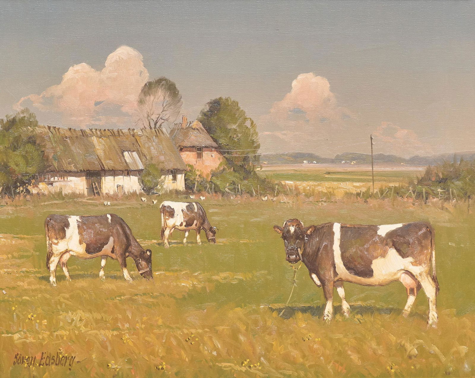 Soren Edsberg Andersen (b. 1945), Cows (1 of 4)