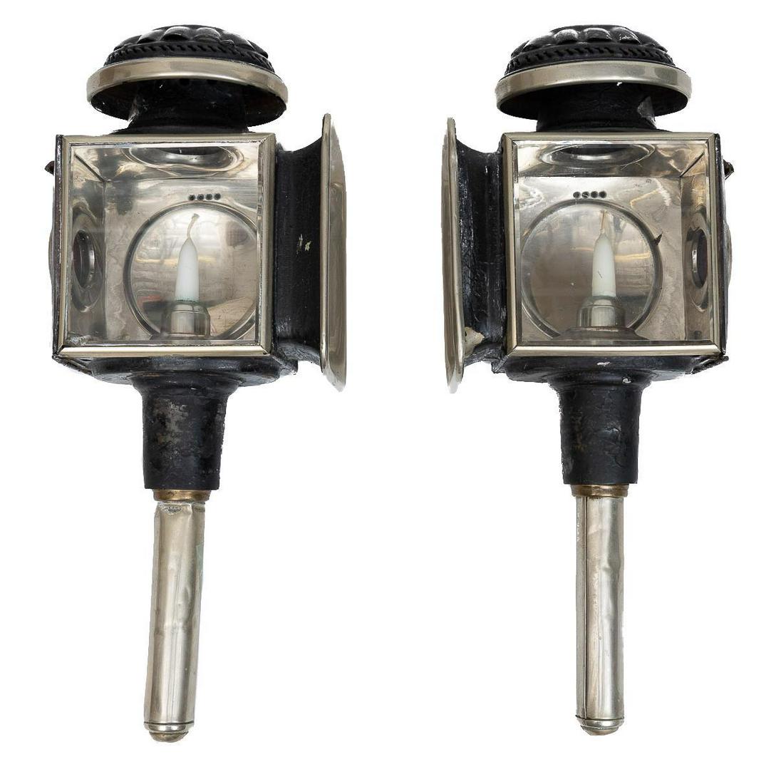 Pair of Victorian Carriage Lamps (1 of 6)