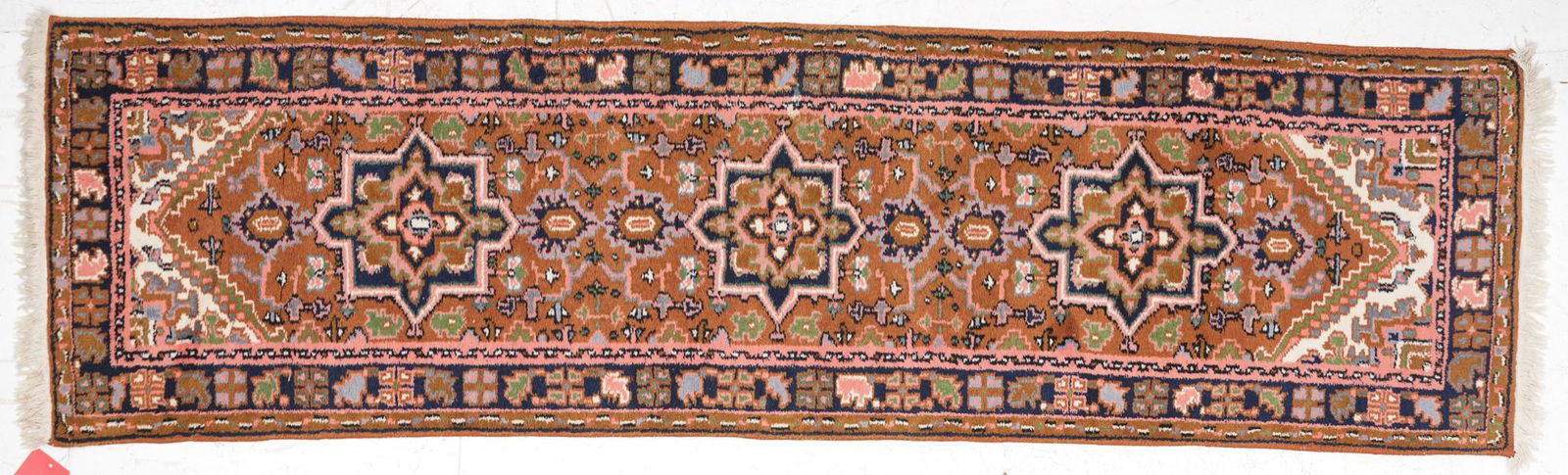 Handwoven Lesghi Style Rug Runner, 8'5" x 2'4" (1 of 3)