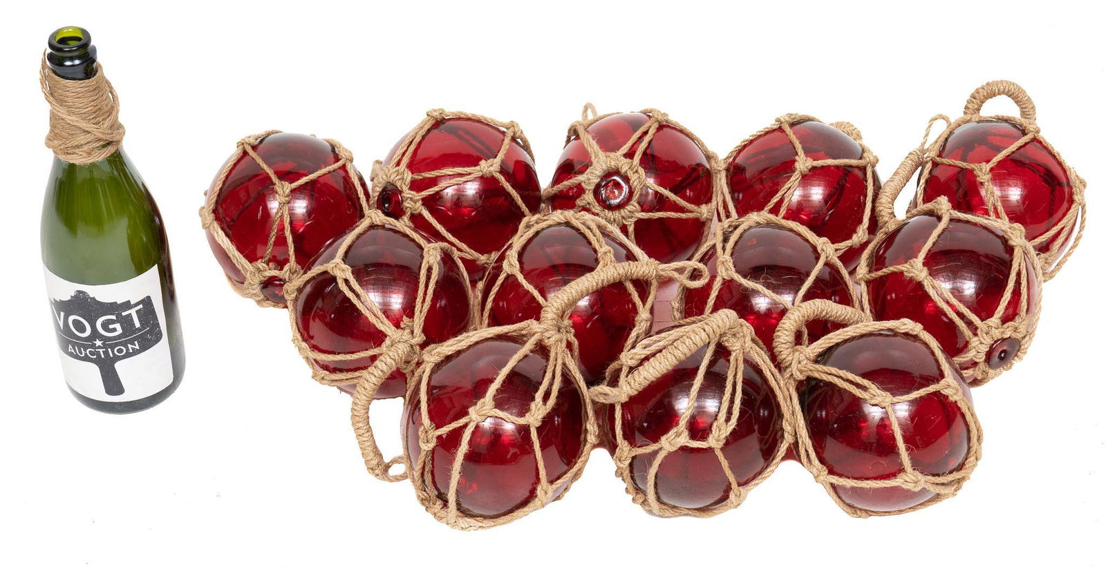 (12) Vintage Hand-Blown Nautical Glass Floats (1 of 3)