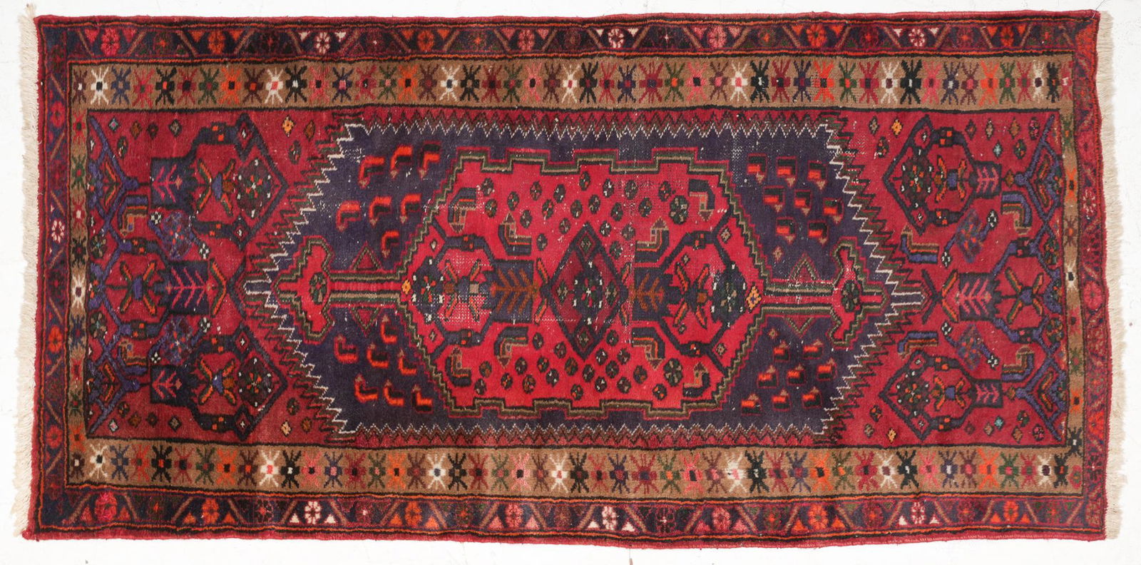 Handwoven Baluch Style Rug, 6'7" x 3'3" (1 of 2)