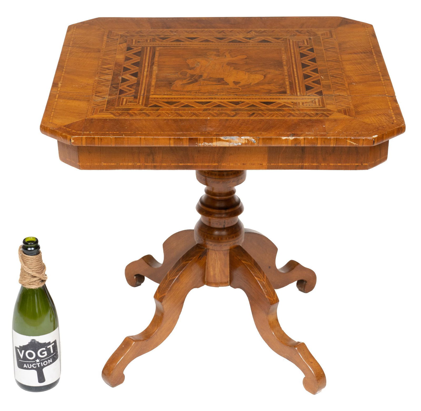 St. George Pedestal Side Table (1 of 6)