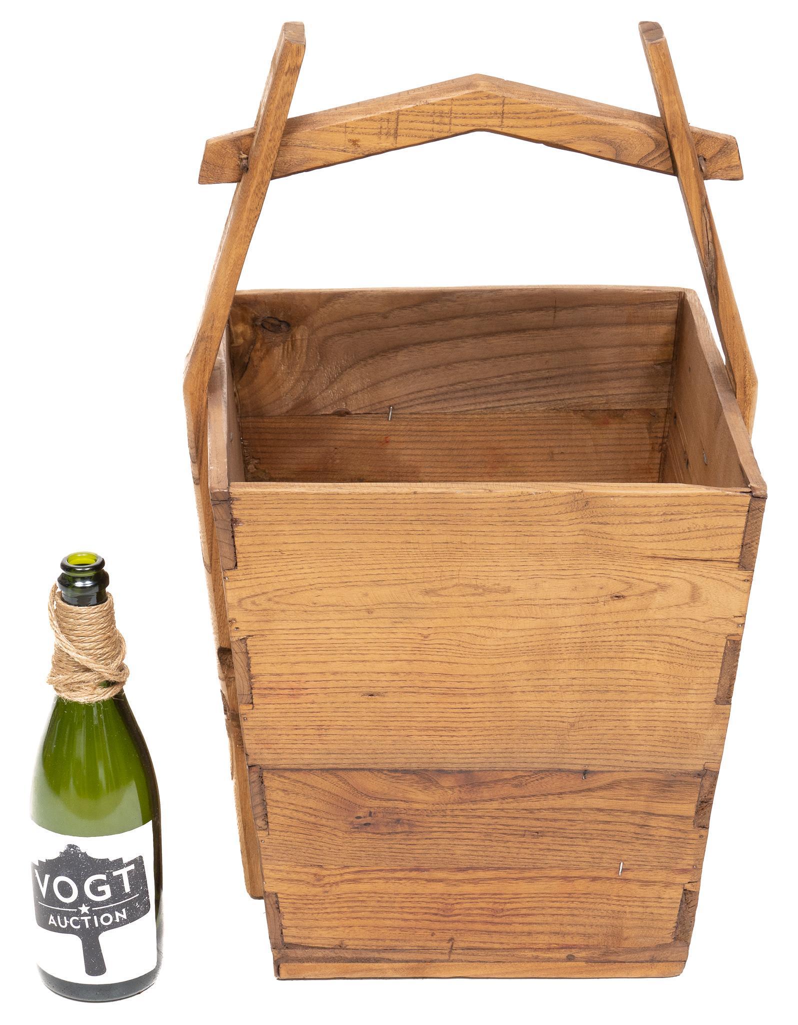 Primitive Wooden Basket (1 of 4)