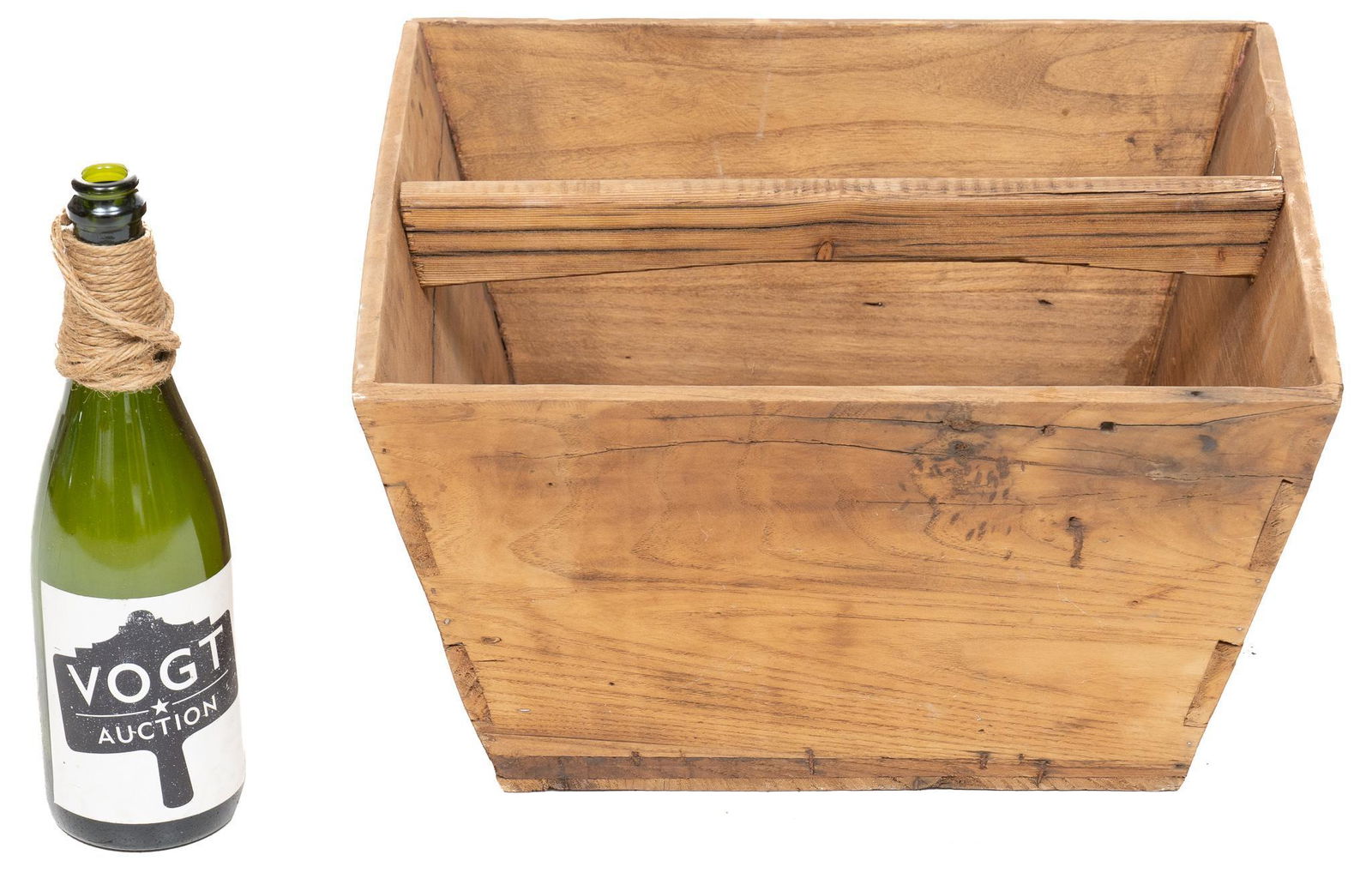 Primitive Wooden Basket (1 of 4)