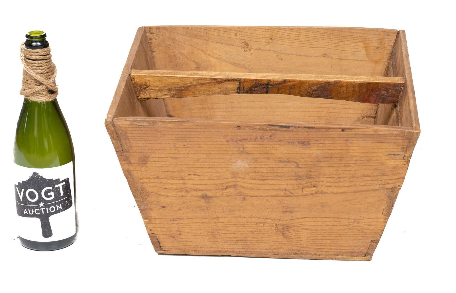 Primitive Wooden Basket (1 of 4)