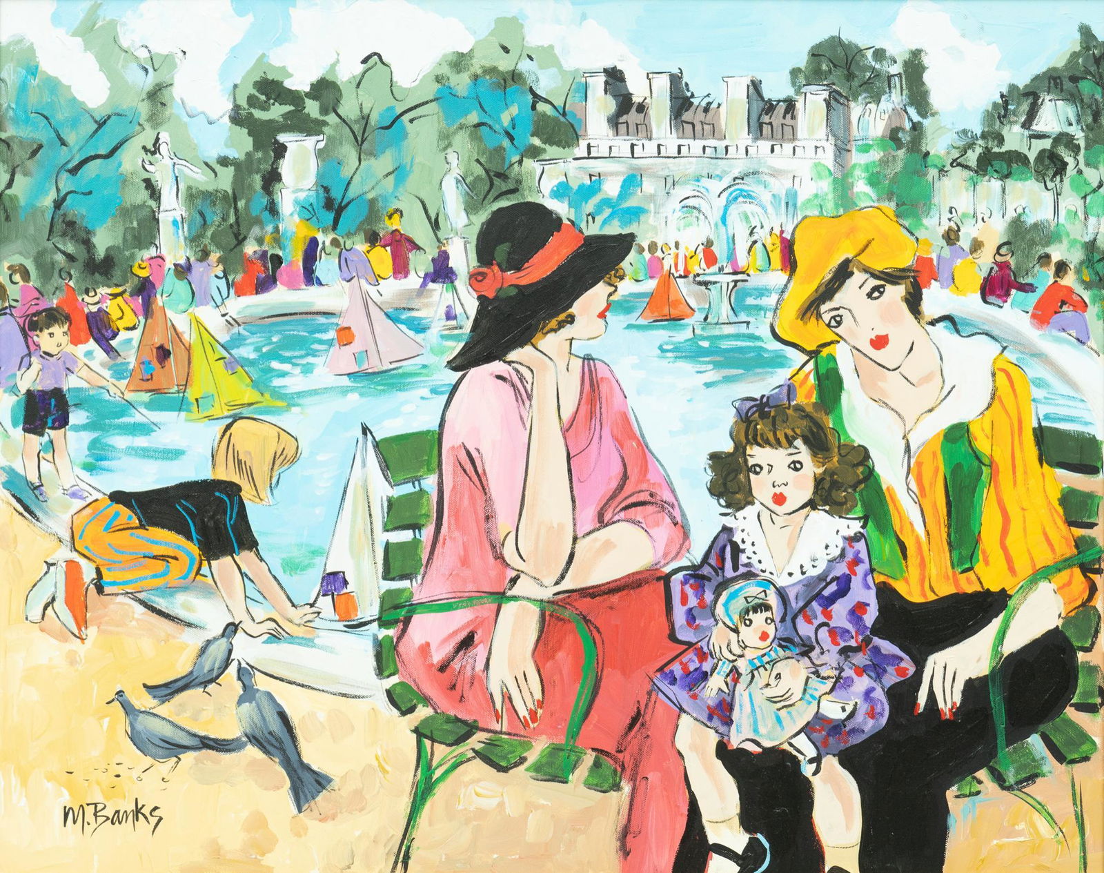 Marcia Gillman Banks (b. 1934), "Paris in the Springtime" (1 of 8)