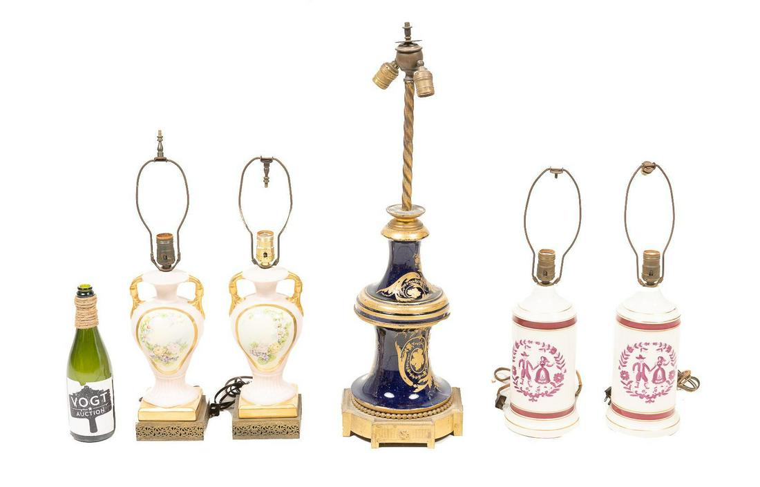 Collection of (6) Vintage Table Lamp Bases (1 of 5)