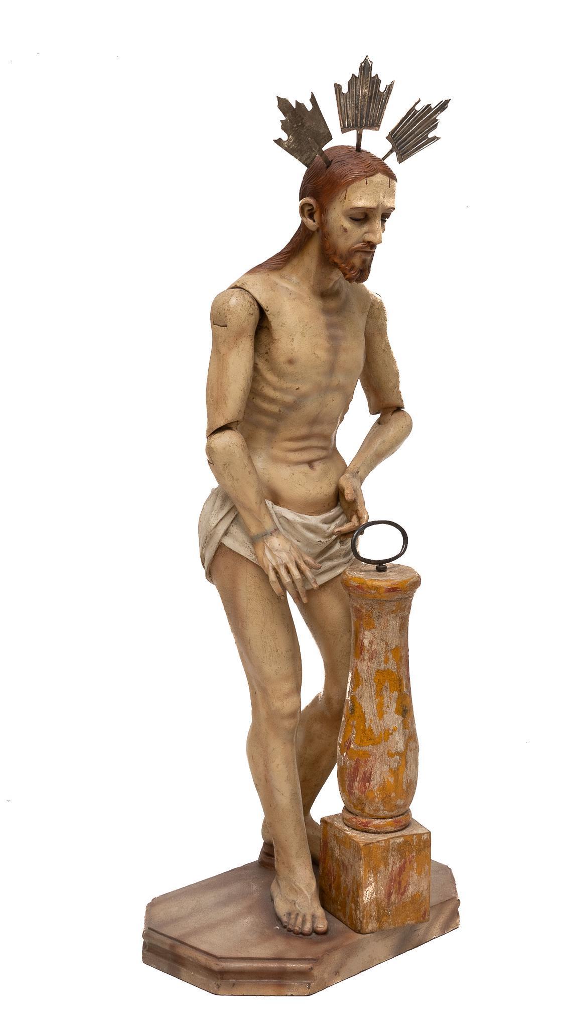 Exceptional Spanish Santo, Scourging at the Pillar (1 of 3)