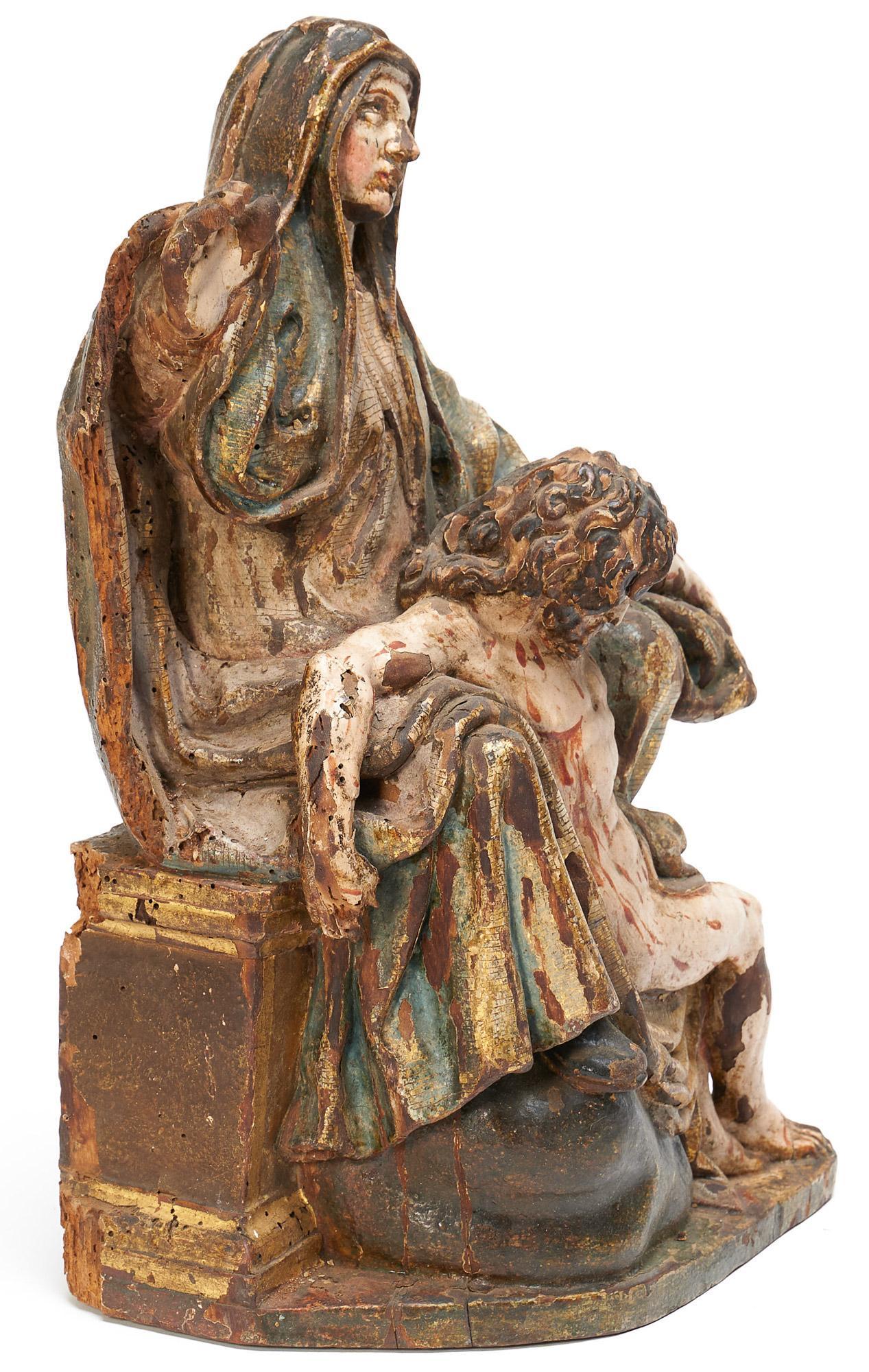 Spanish Colonial Era Santo, La Piedad (1 of 6)